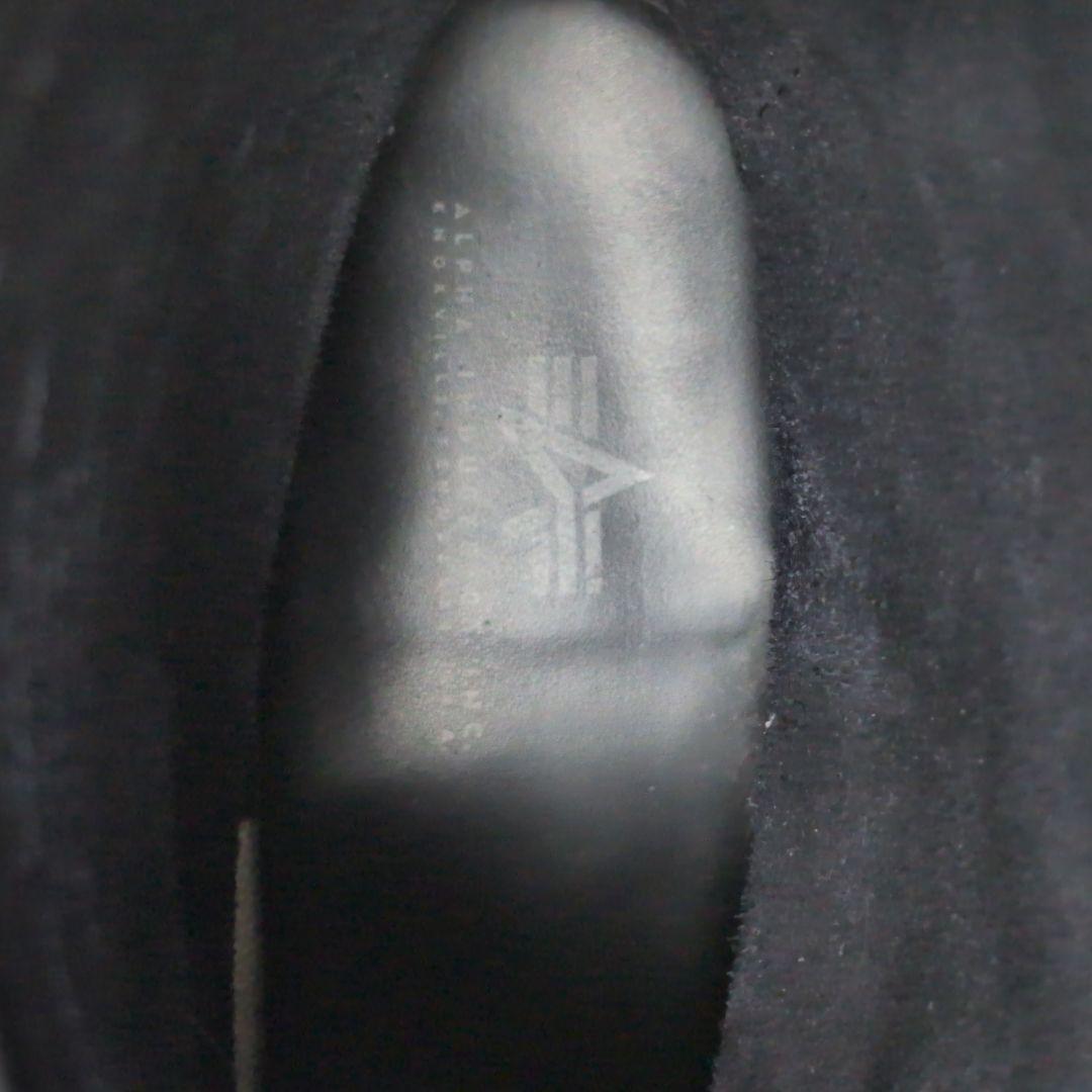 ALPHA INDUSTRIES エンジニアブーツ レザー 黒 27.5