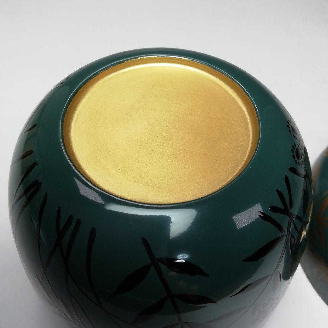 Ｓ７１６　棗　『秋の宵』『月に秋草　内鈴虫蒔絵』『志路川作』　共箱　茶道具