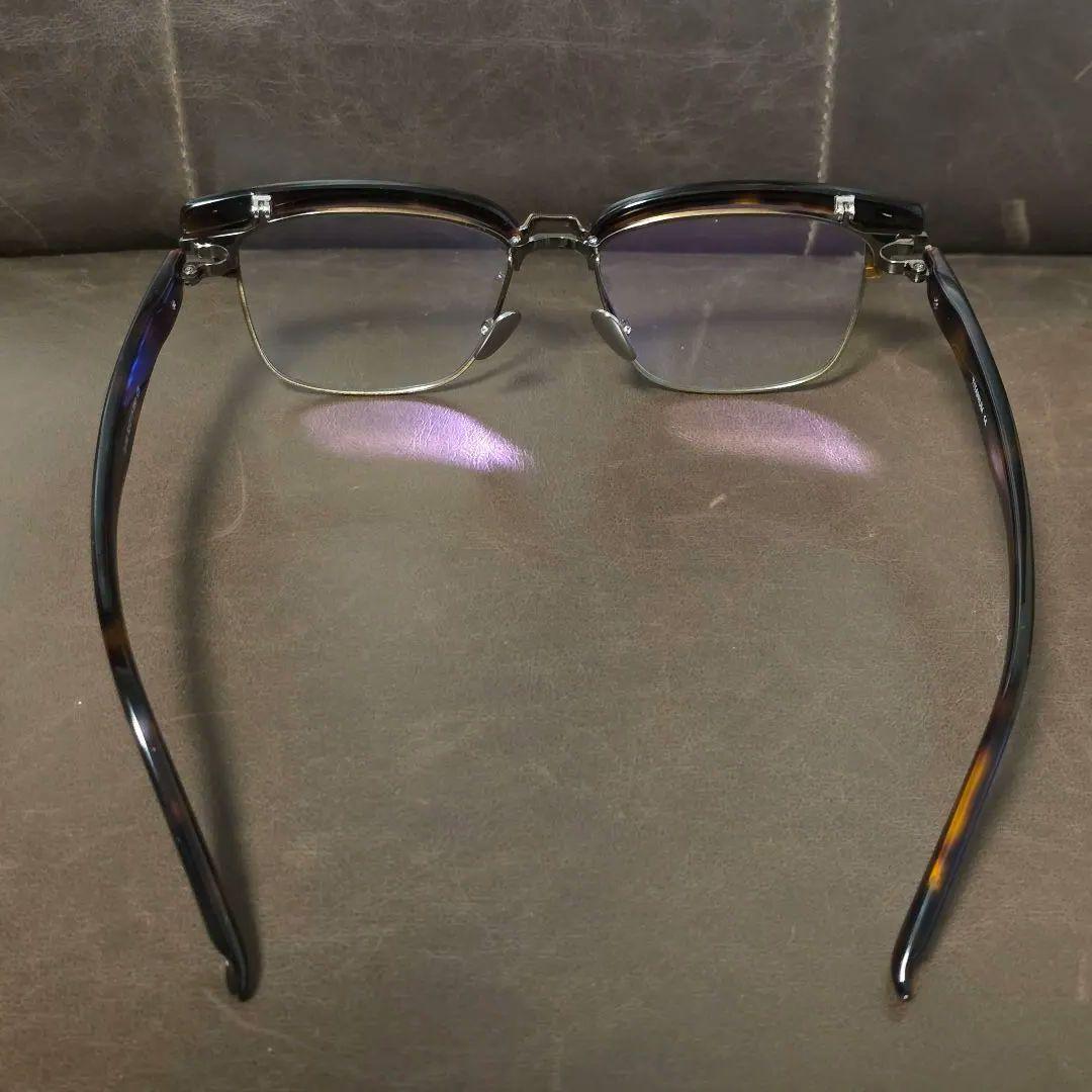 跳ね上げ式 メガネ サーモント ブラウンデミ/アンティークゴールド ノーブランド