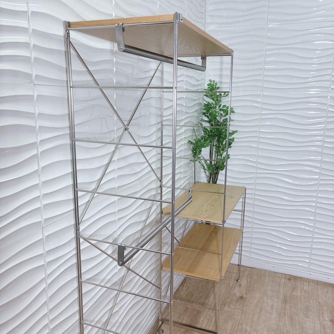 ◇無印良品◇ステンレスユニットシェルフ◇2個セット◇大阪兵庫京都奈良滋賀和歌山◇