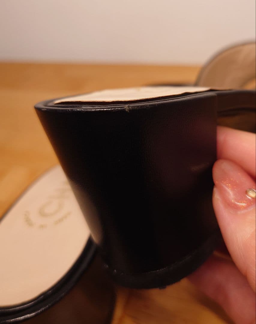 CHANEL　黒　ココマーク　ミュール　サンダル　35.5サイズ