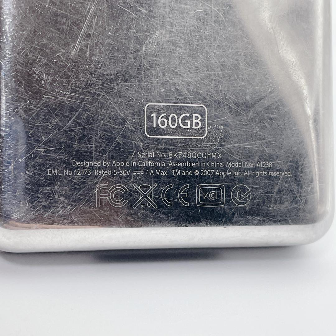 【希少・概ね美品】Apple iPod classic 160GB 使用時間小