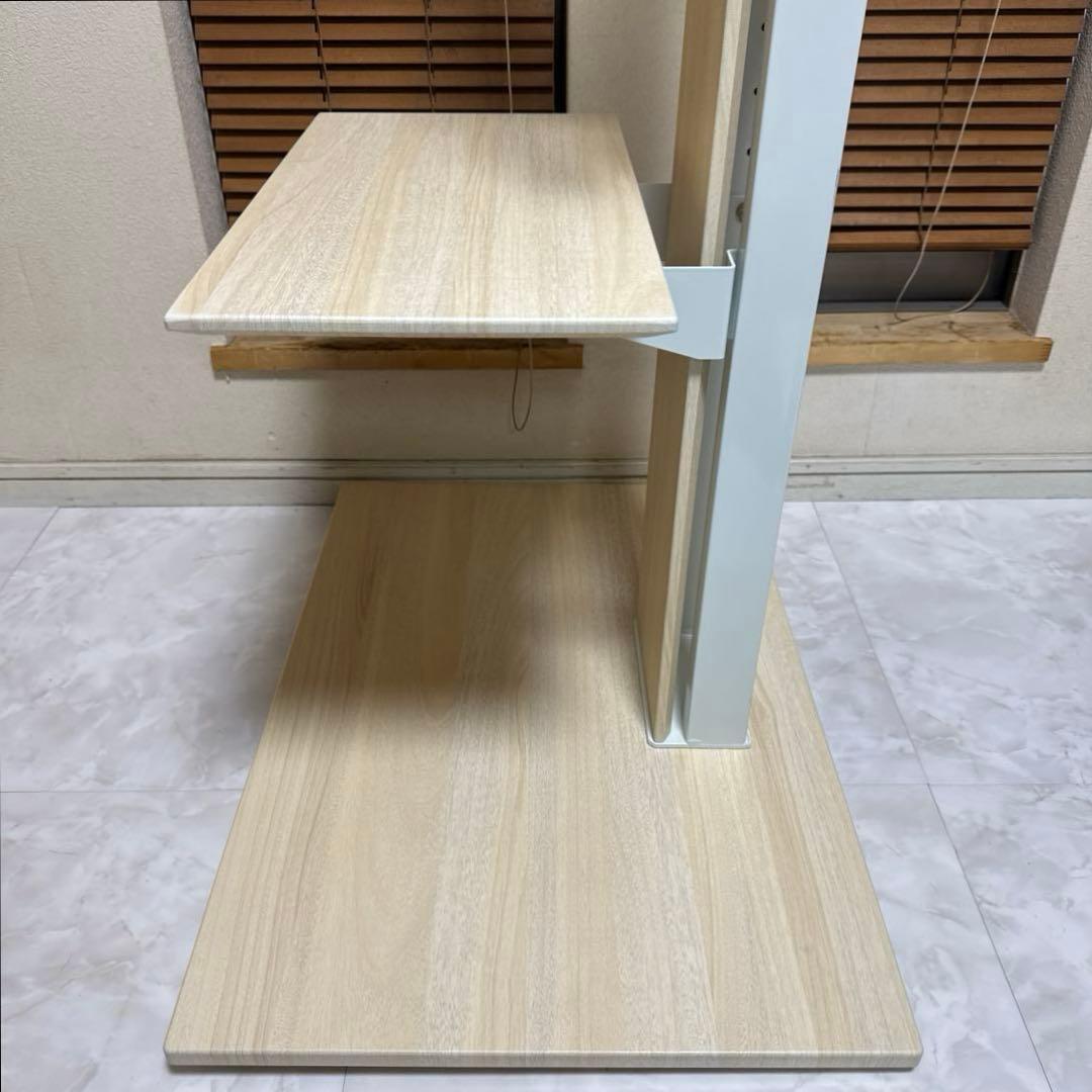 テレビスタンド 32～77インチ対応 隠しキャスター付き 【上下/左右首振り】