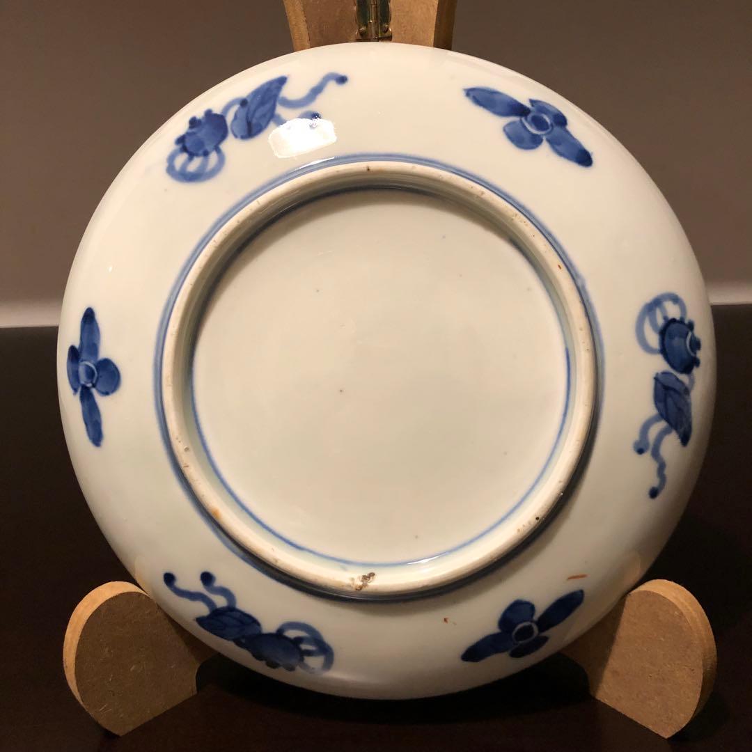 古伊万里　上手　色絵　七寸皿　2枚セット