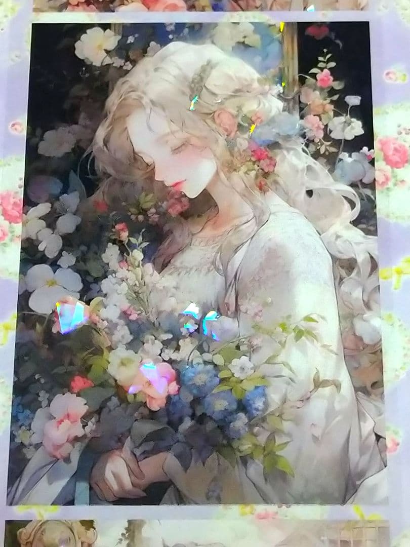 廃盤品✩J834＃花雾睡美人(贝壳光)听风芥尘切り売り海外人物女の子AIマステ