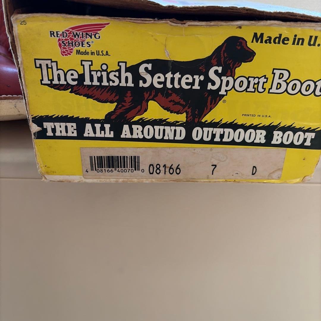 RED WING レッドウィング 8166［サイズ：7D］アイリッシュセッター