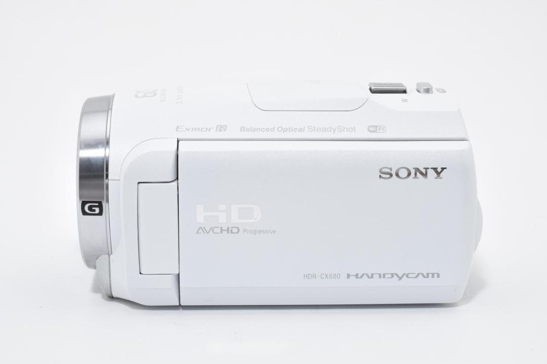 美品 ソニー　SONY HDR-CX680 ホワイト 1426