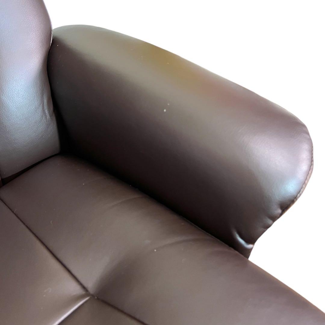 【極美品】パーソナルチェア 一人掛け ソファ オットマン付き マナベインテリア