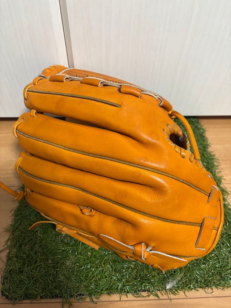 プロ支給品　実使用　ビックM ミズノプロ　投手　ファーストバック　Mマーク