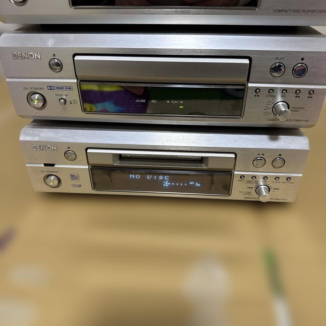 DENON DMD,DRA,DCD,DRR-F101 MDデッキ　MDプレイヤー