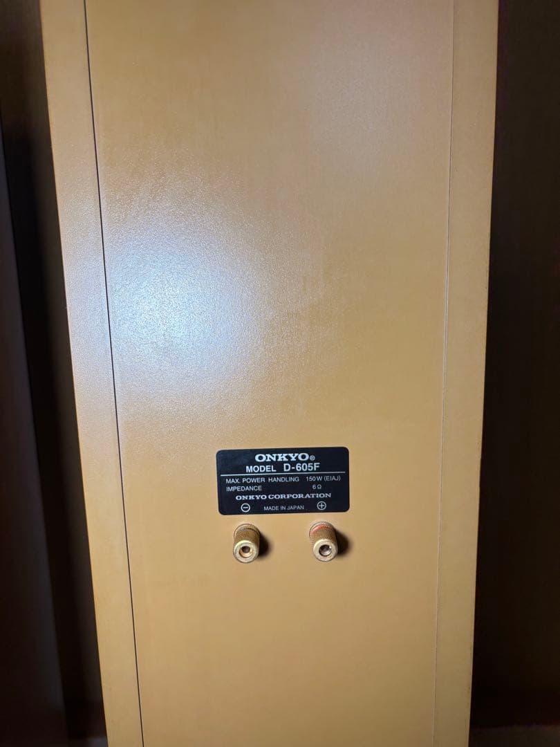 ②　希少　ONKYO オンキョー トールボーイスピーカー D-605F