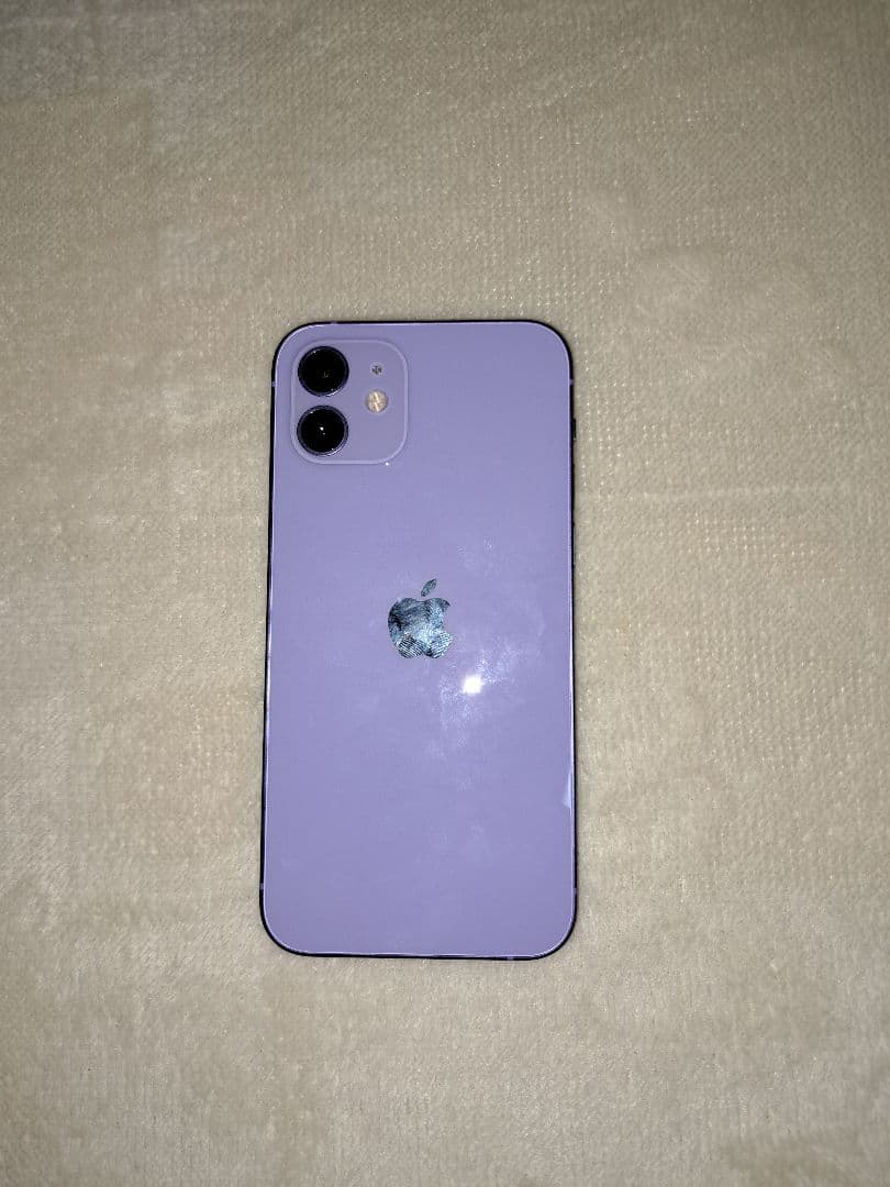 極美品　Apple iPhone 12 パープル 本体 64GB
