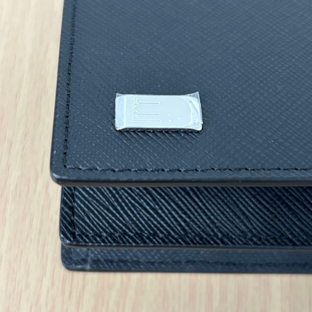▪️【未使用保管品】dunhill ダンヒル カードケース 名刺入れ レザー 黒