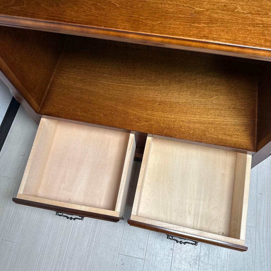 カリモク コロニアル 本棚 書棚 ブックシェルフ オープンシェルフ i1-2※