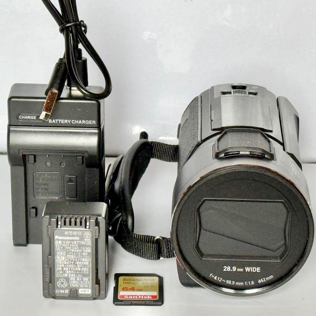 2024年製 Panasonic「HC-V900」高性能ビデオカメラ