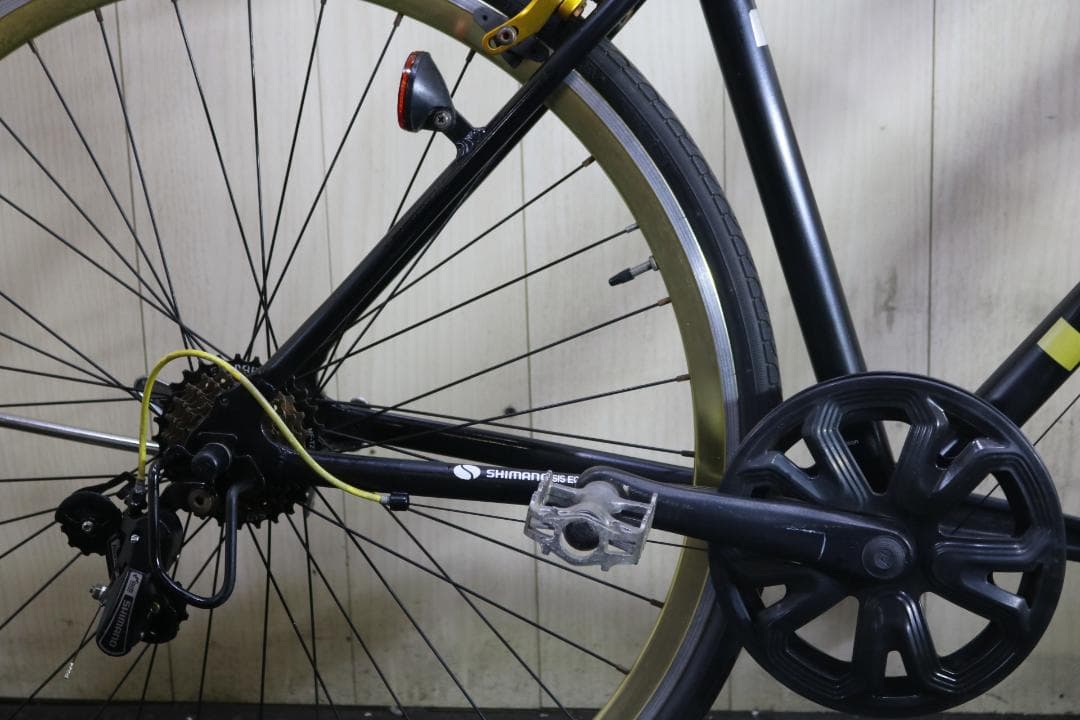 オオトモ製LIG MOVE 700C アルミ 440mm 7速 黒色 クロス