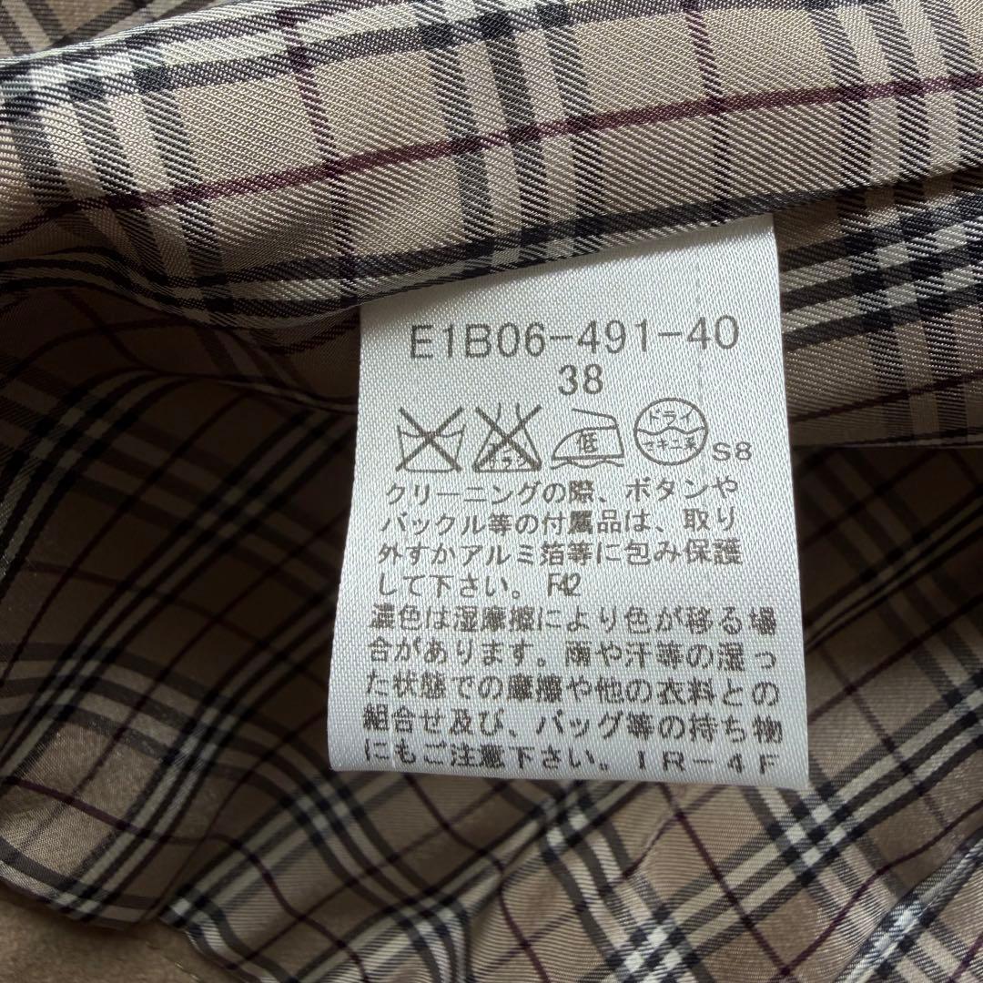 美品✨バーバリーブルーレーベル ウールPコート ベージュ 通勤 秋冬