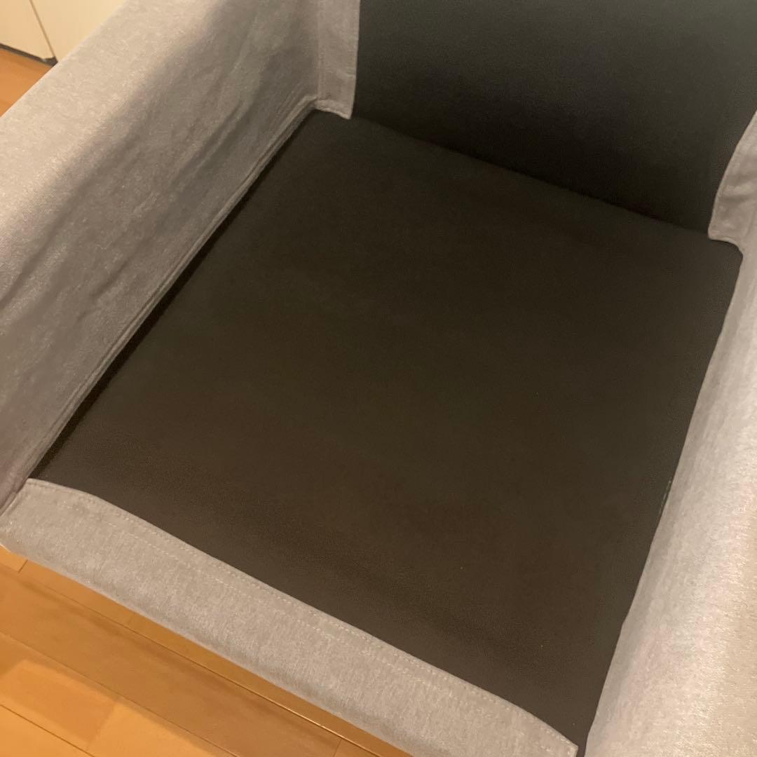 高野木工　レオソファ 1人掛け グレー