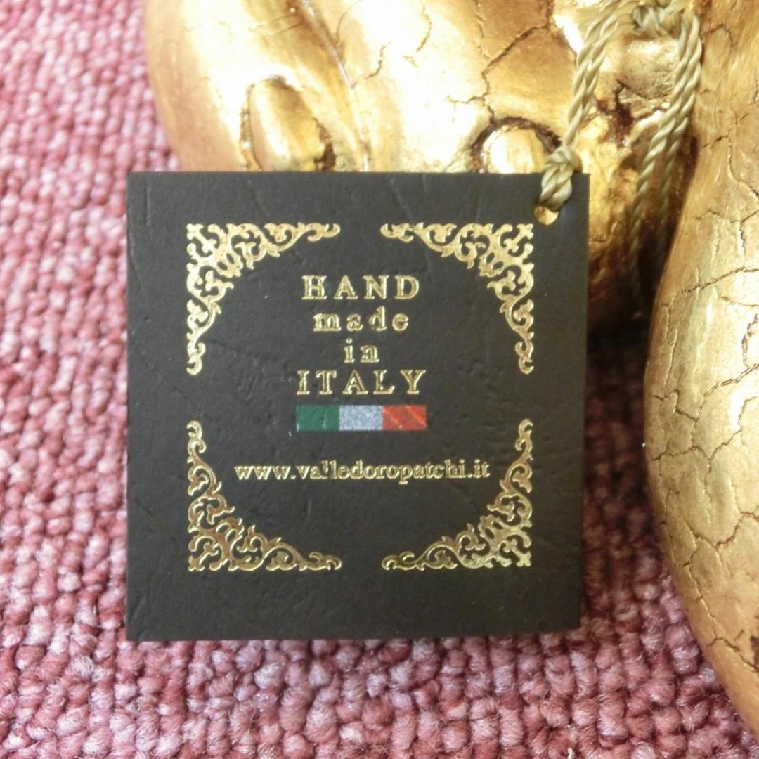 イタリア製　アニマルオブジェ　ゴールドライオン