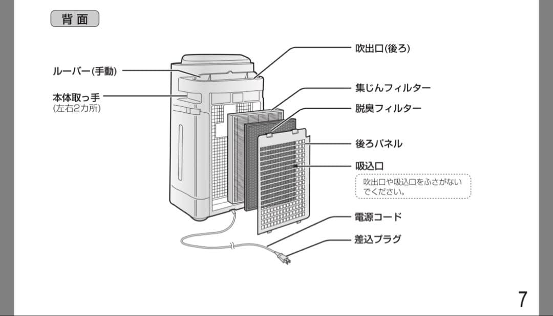 SHARP 空気清浄機 KC-50TH3 ホワイト