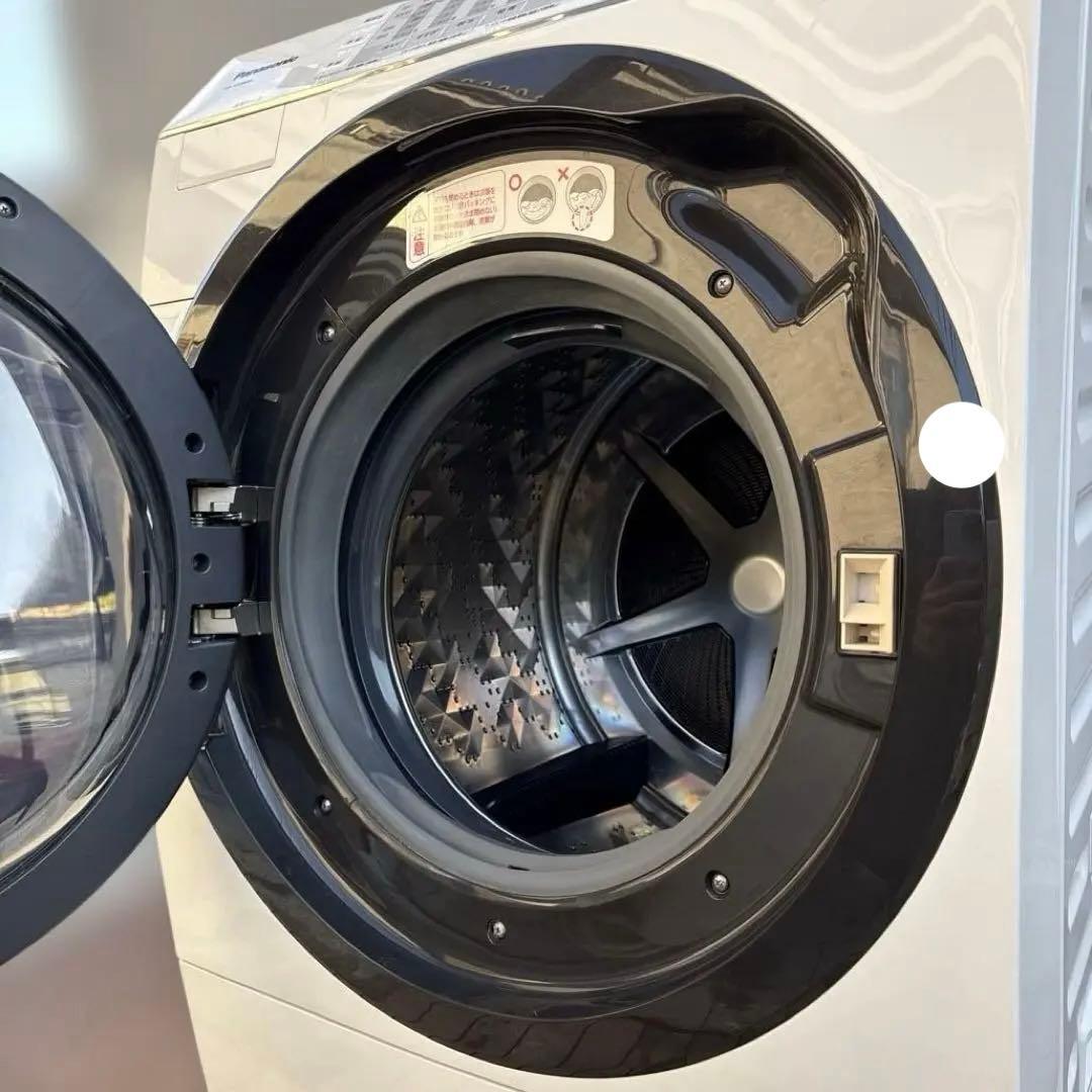 Panasonic ドラム式洗濯機 9kg/6kg 泡洗浄 クリスタルホワイト