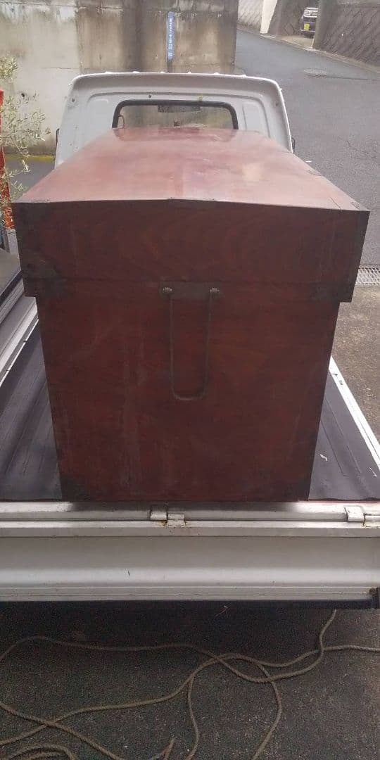 木製シンプル箱型収納