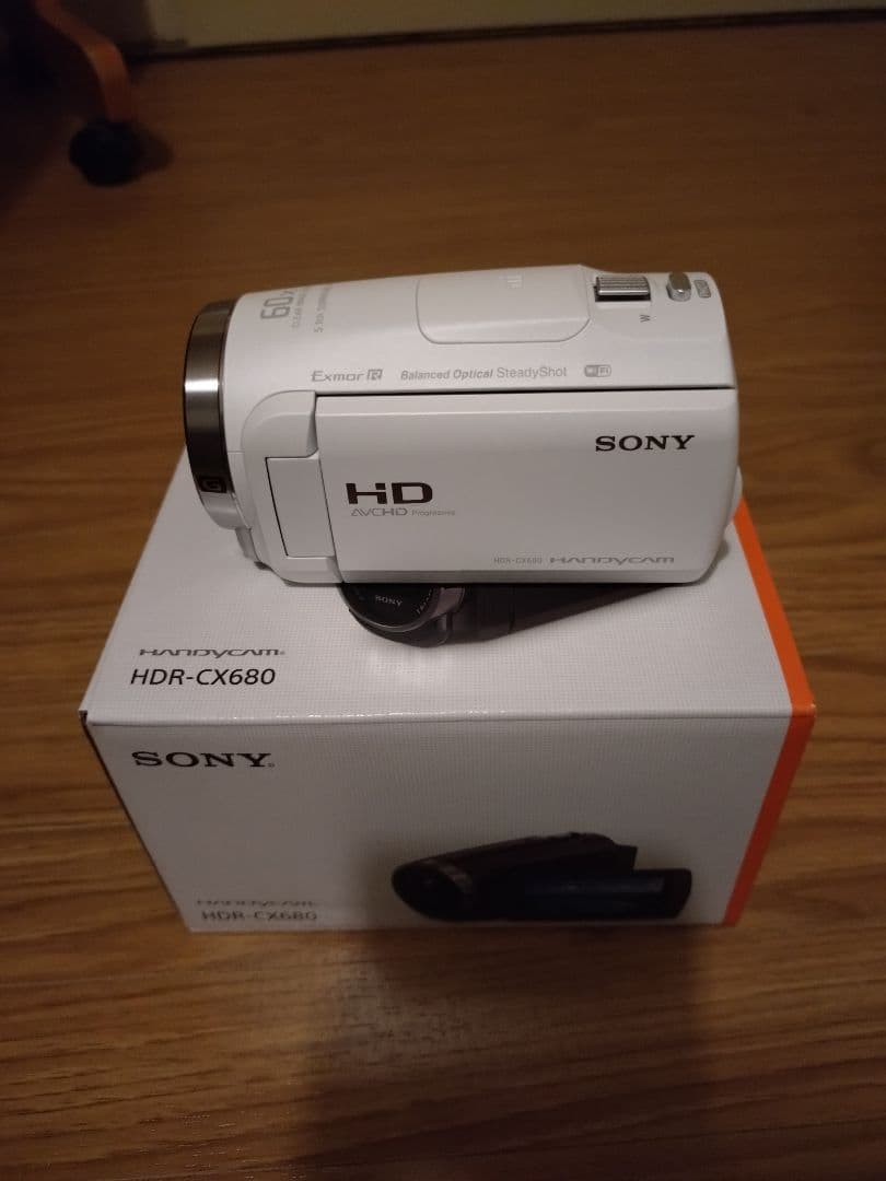 SONY HDR-CX680 ホワイト ビデオカメラ 本体