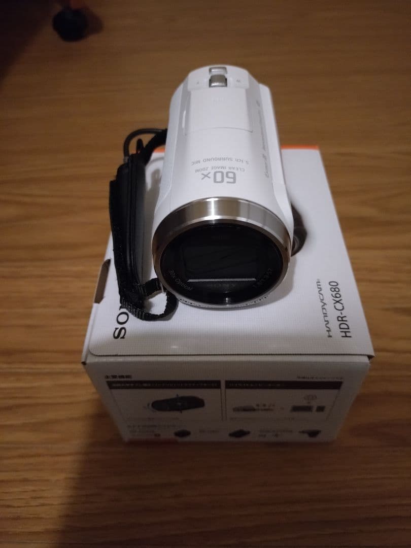 SONY HDR-CX680 ホワイト ビデオカメラ 本体