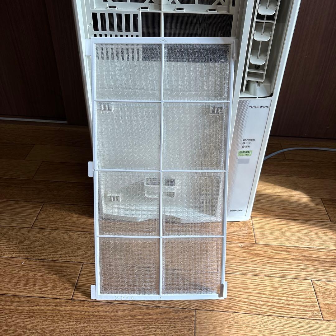 コロナ 窓用エアコン CW-1617 取付枠付き ルームエアコン
