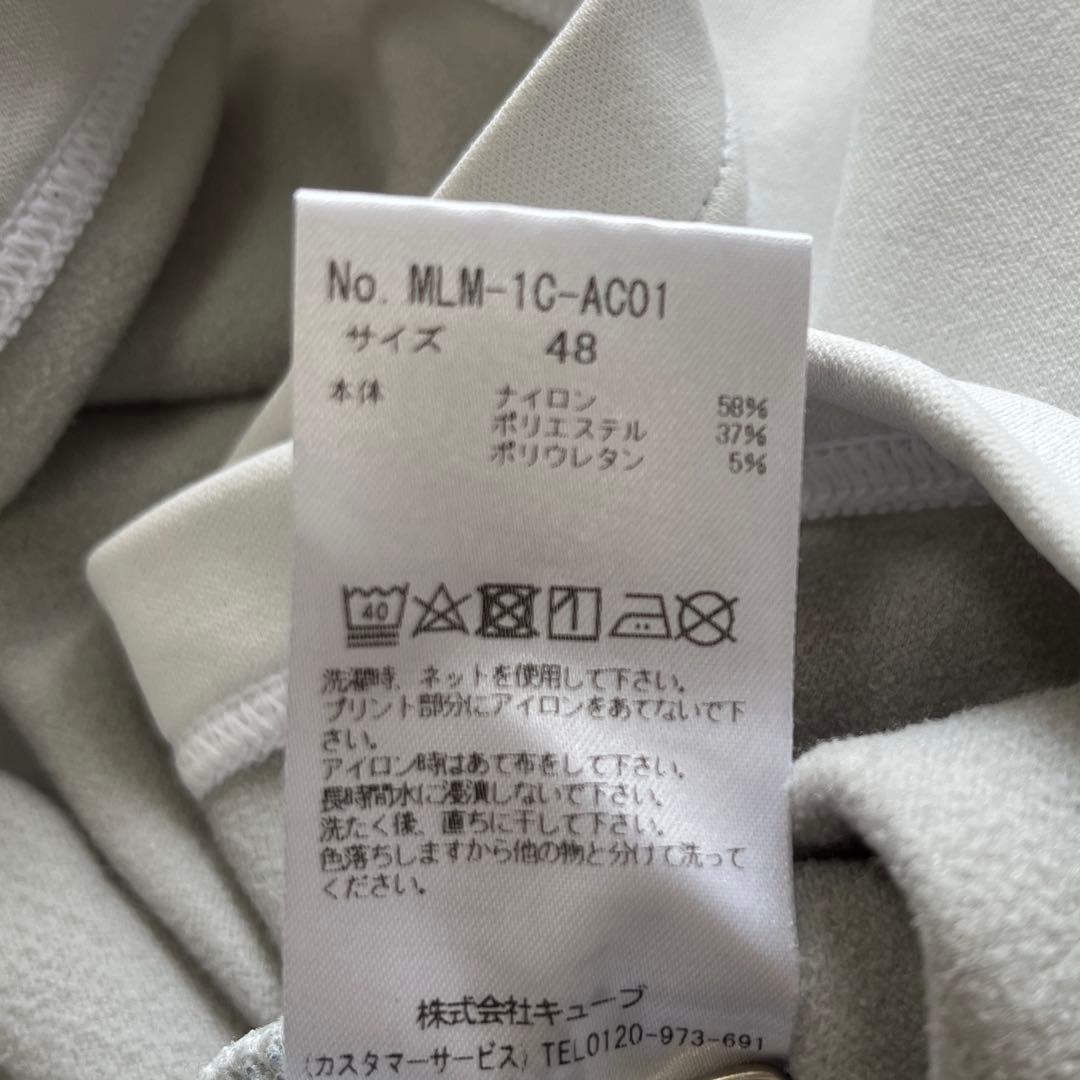 マークアンドロナ　近年　ハーフジップ スウェット　裏起毛　ロゴ　L