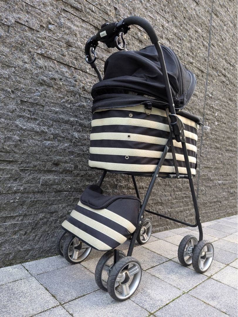 シャンアンジェコラボ　Otty 天使のカート　ペットカート　ドッグカートお出かけ