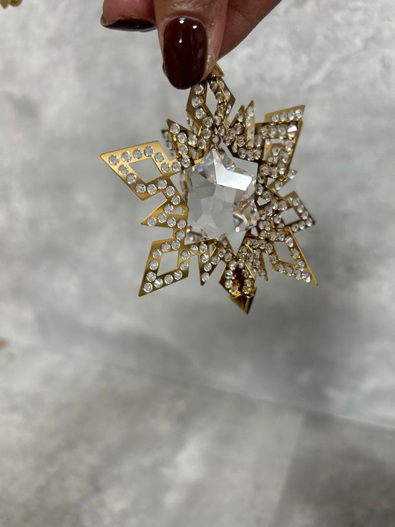 スワロフスキー クリスマスオーナメント スター ゴールド 5135809