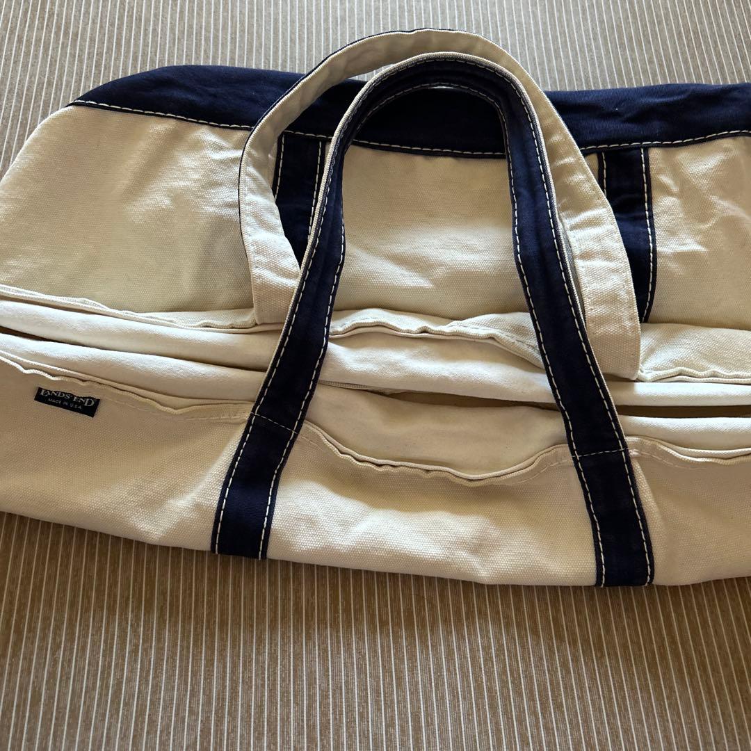 LANDS' END ビッグトートバッグ USA製