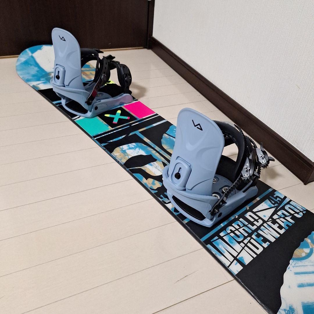 スノーボードセット　K2ワールドワイドウエポン145センチ ピジョンピークス