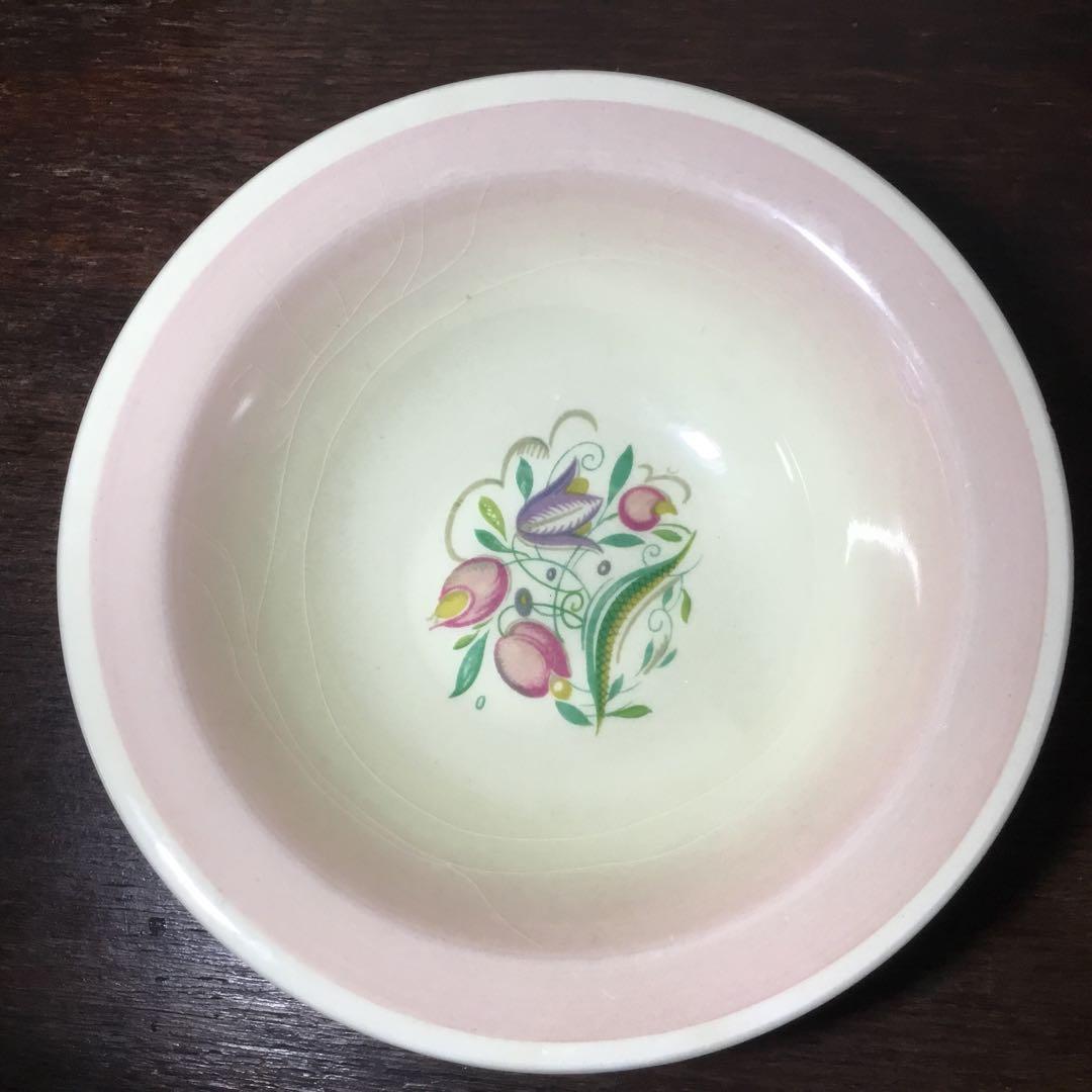 スージークーパー◆ボウル4個 ピンク◆ドレスデンスプレイ サラダボウル