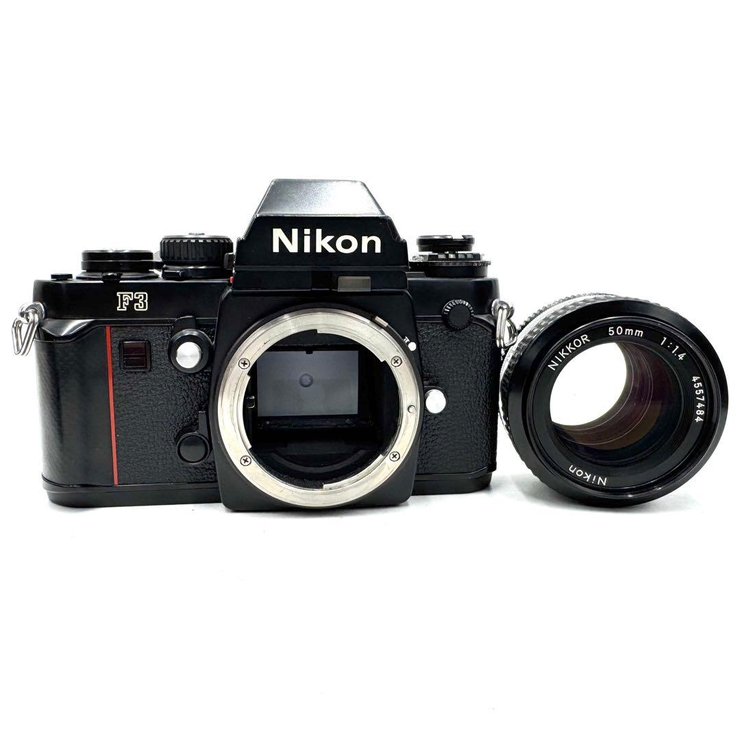 ❁完動品❁Nikon F3 単焦点レンズ付き 50mm フィルムカメラ