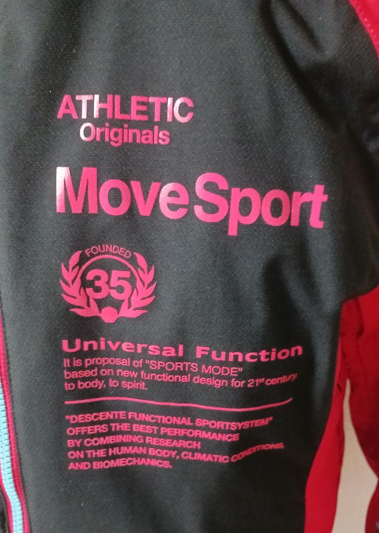 DESCENTE MoveSport ボード スキーウェア 赤/黒 メンズ L