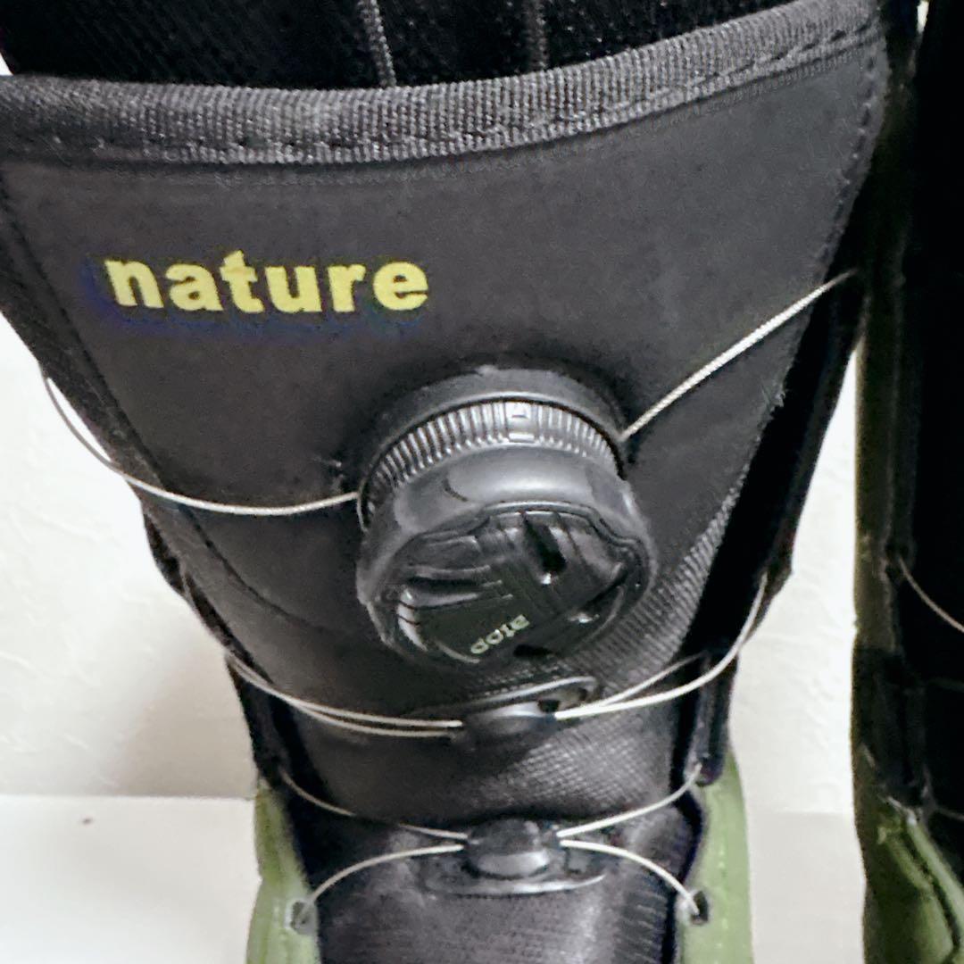 【美品】27.5 ARBN エアボーン スノーボードブーツ オリーブ×ブラック