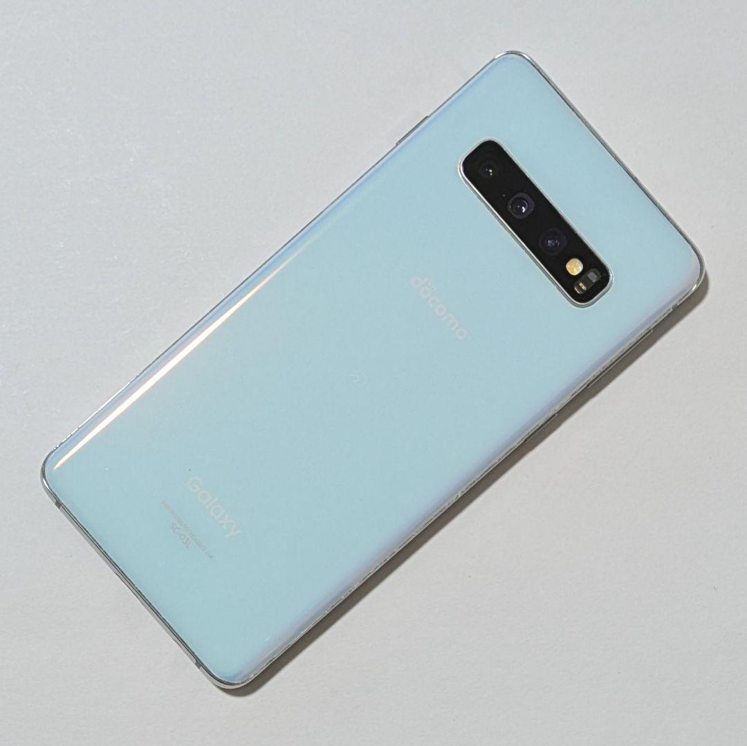 【外観美品】Galaxy S10 SC-03Lホワイト ドコモ SIMフリー
