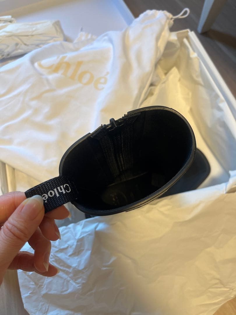 F*x様 超美品 Chloe クロエ レインブーツ ブラック 2025SS