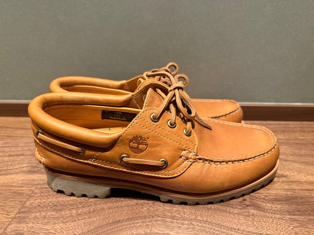週末セールTimberland スリーアイ 3eye デッキシューズ　ローファー