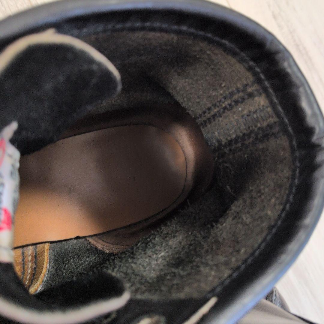 RED WING ブラック レザーブーツ8137 USA81/2 UK71/2