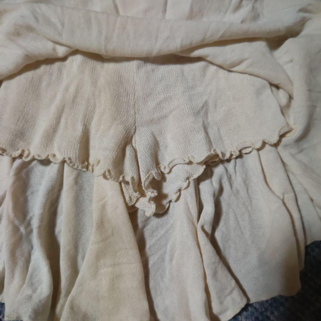 ドナプリマのニットレオタードとスカートセット