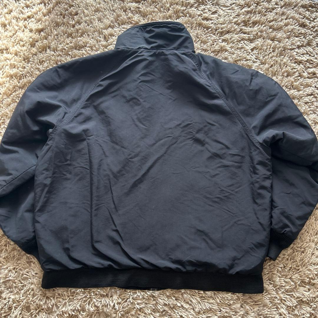 90s LANDS'END ウォームアップジャケット L USA製 ブラック