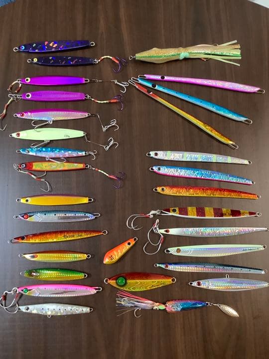 写真の物が全てになります。ロッド、リール、ジグセットです