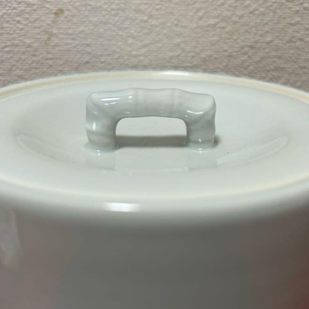 白磁彫刻細水指　茶道具懐石茶箱鵬雲斎坐忘斎淡々斎即中斎而妙斎棗水指茶碗香合棗