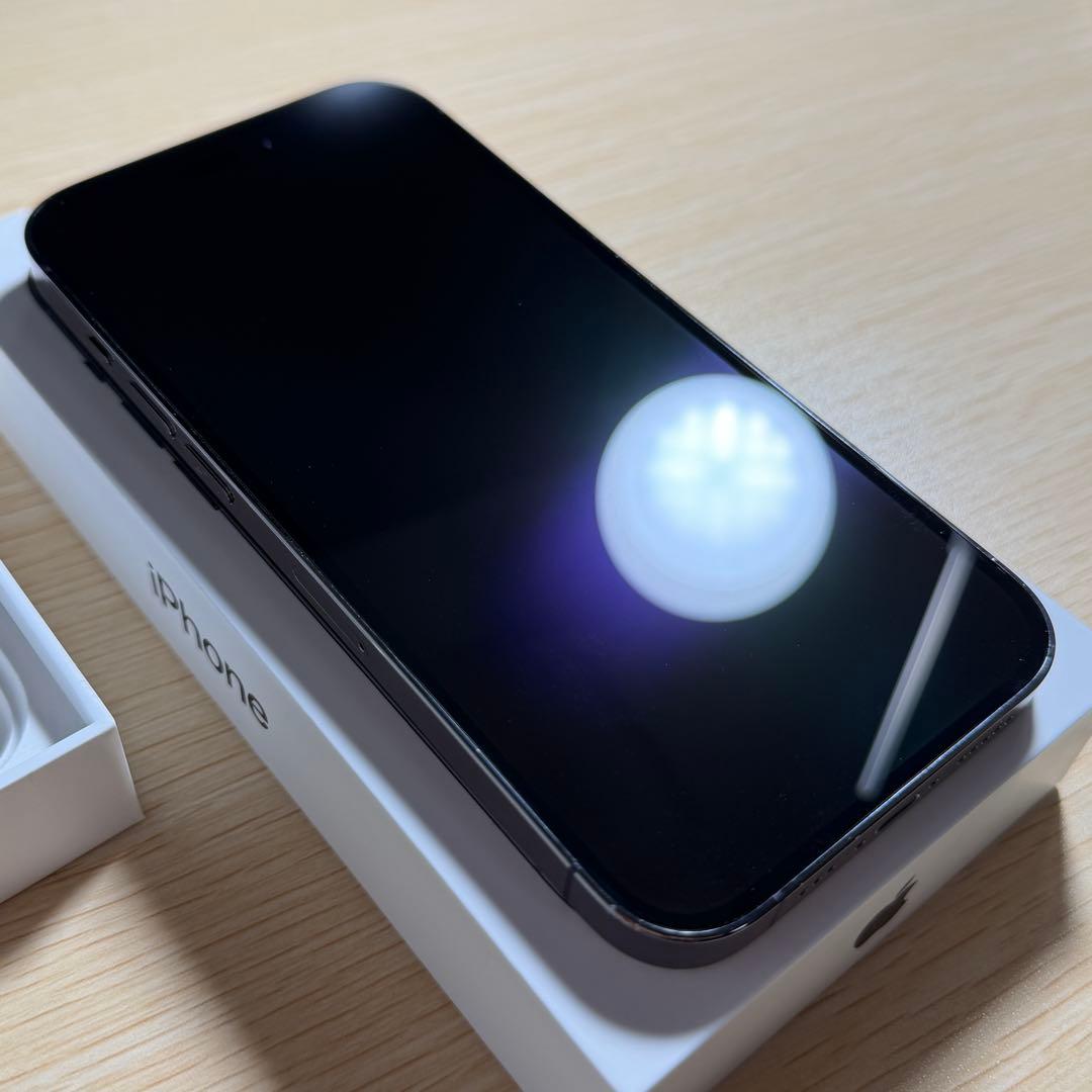 【バッテリー100%】iPhone 14 Pro ディープパープル　128GB