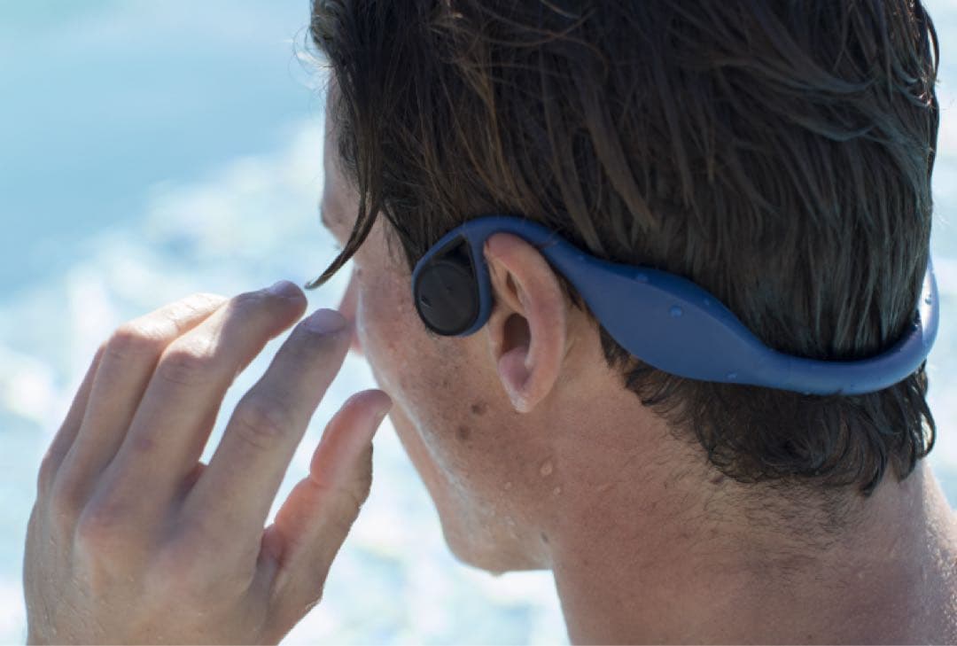 ほぼ新品★水中で音楽が聴けるZygo防水骨伝導ワイヤレスヘッドホン1-8