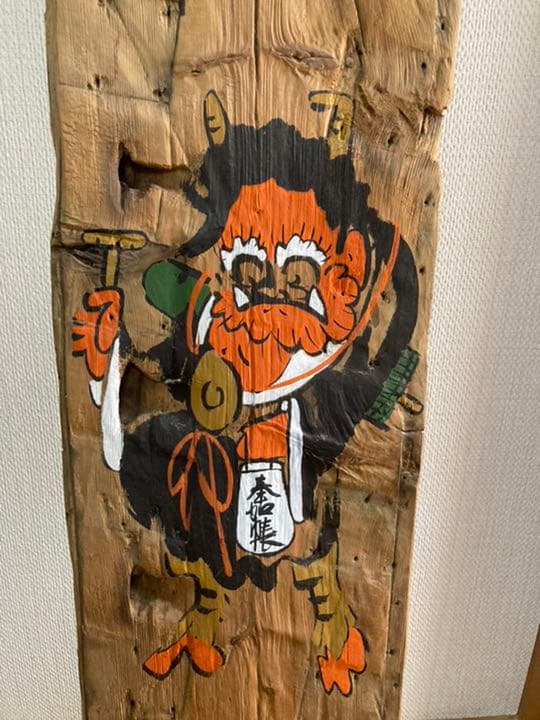 大津絵　古材