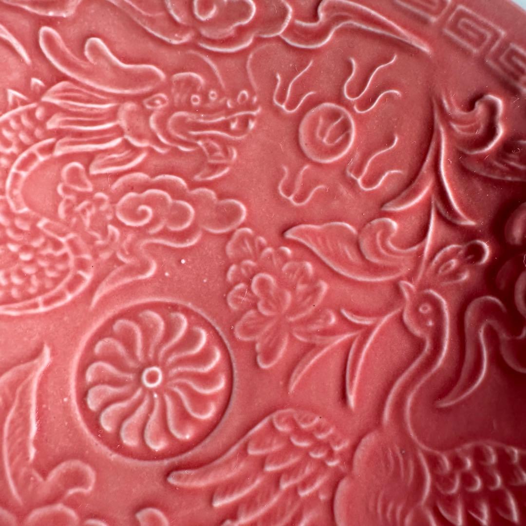 定窯　大皿　飾皿　茶碗　龍紋　鳳凰紋　陽刻　宋代　中国美術